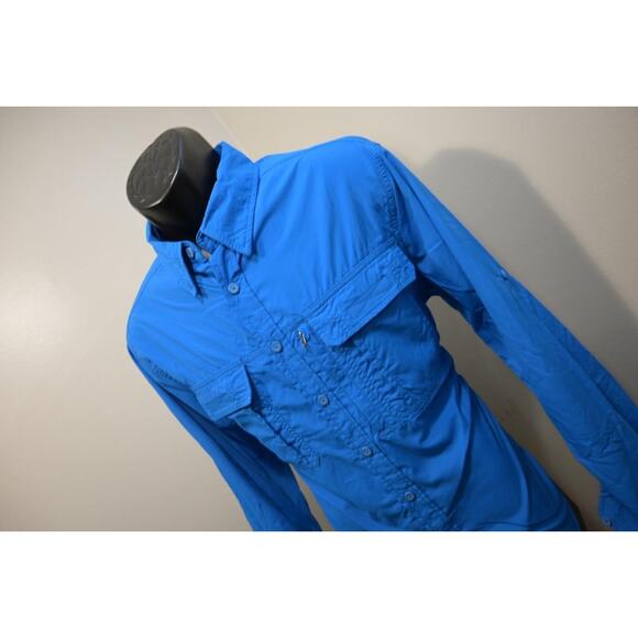 Alpine Design Camp Shirt Tech Series Breathable Blue Vented Mens Size Small - Picture 3 of 8